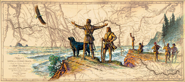 Lewis and Clark - Artist Brian Morger - Lewis and Clark Magnet
