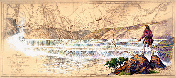 Lewis and Clark - Artist Brian Morger - Lewis and Clark Magnet