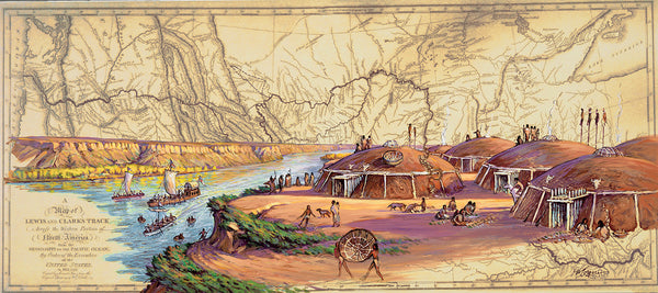 Lewis and Clark - Artist Brian Morger - Lewis and Clark Magnet
