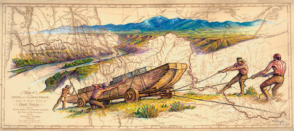 Lewis and Clark - Artist Brian Morger - Lewis and Clark Magnet