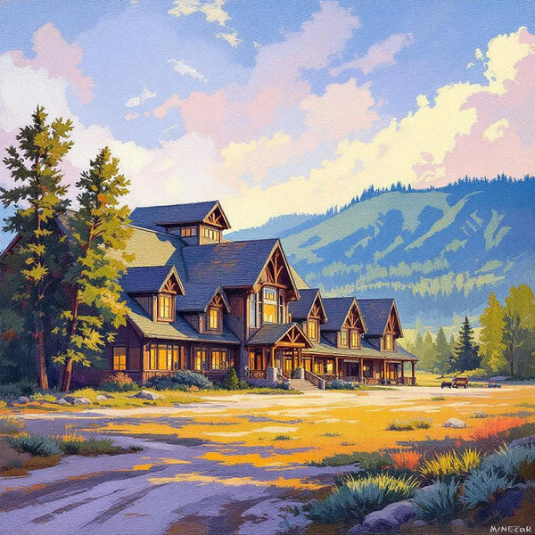 Yellowstone Lodge, Yellowstone National Park - Magnet